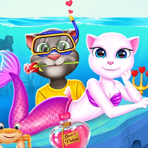 Cat Girl Valentine Story Deep Water game thumbnail