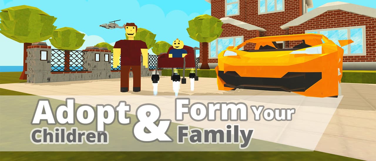 KOGAMA Adopt Children and Form Your Family game thumbnail