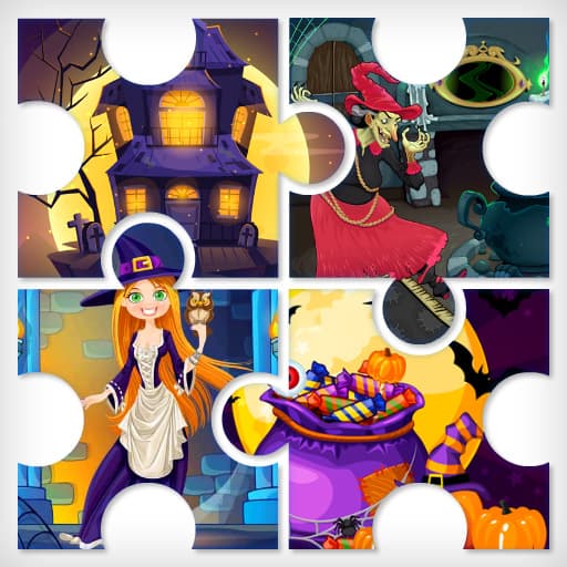 Witchs House Halloween Puzzles game thumbnail