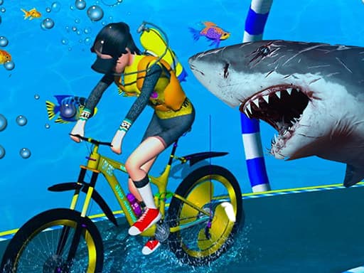 Under Water Bicycle Racing game thumbnail