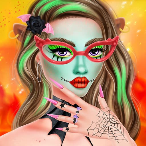 Makeup Studio Halloween game thumbnail