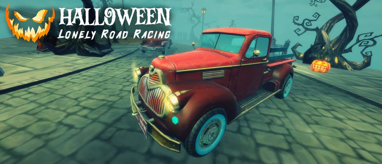 Halloween Lonely Road Racing game thumbnail