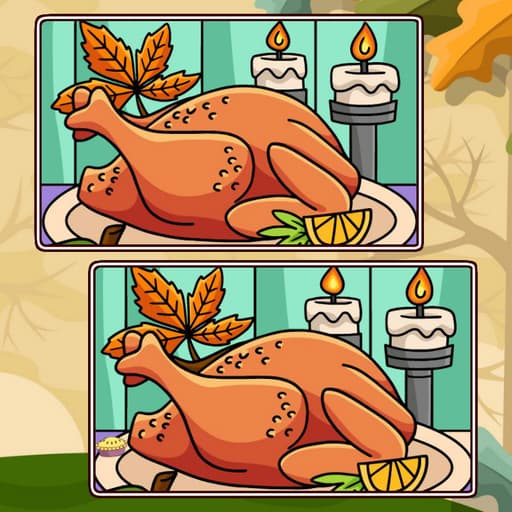 Thanksgiving Spot The Differences game thumbnail