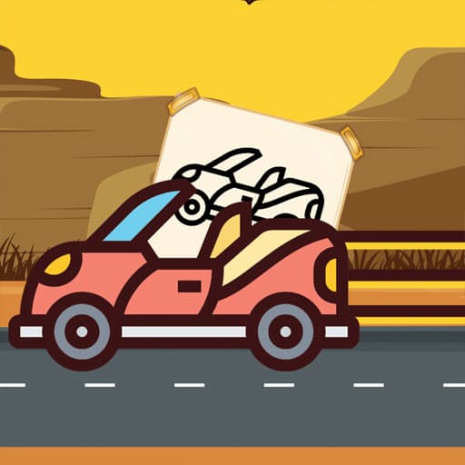 Pro Driver Coloring game thumbnail