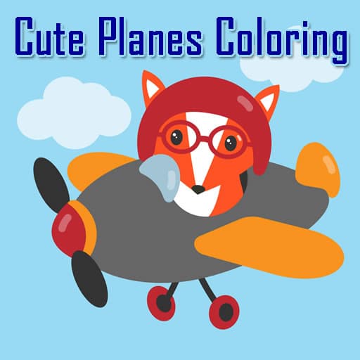 Cute Planes Coloring game thumbnail