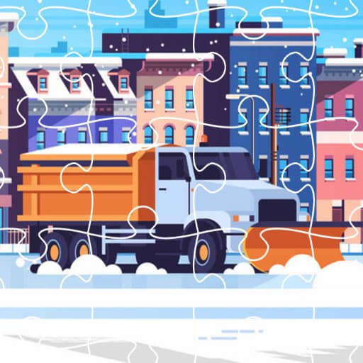 Snow Plow Trucks Jigsaw game thumbnail
