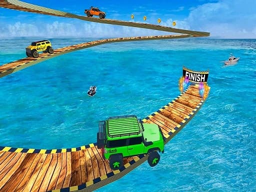 Impossible Tracks Jeep Stunts Driving Game  game thumbnail