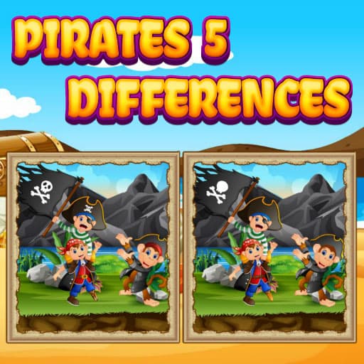 Pirates 5 Differences game thumbnail