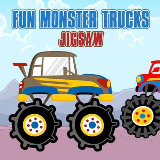 Fun Monster Trucks Jigsaw game thumbnail