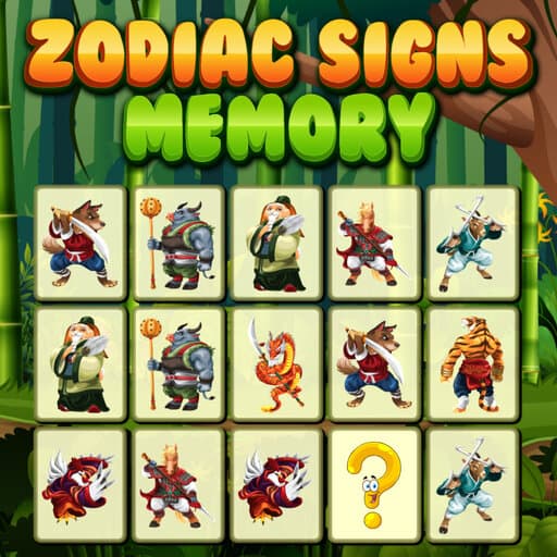 Zodiac Signs Memory game thumbnail