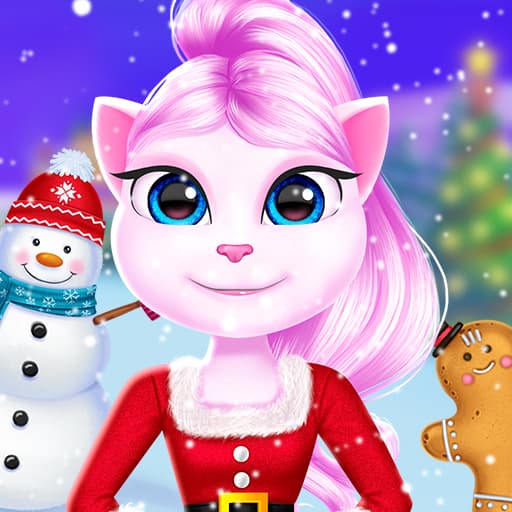 Cat Girl Christmas Decor Game game thumbnail