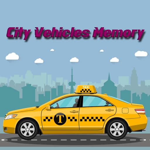 City Vehicles Memory game thumbnail