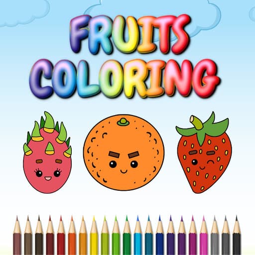 Fruits Coloring game thumbnail