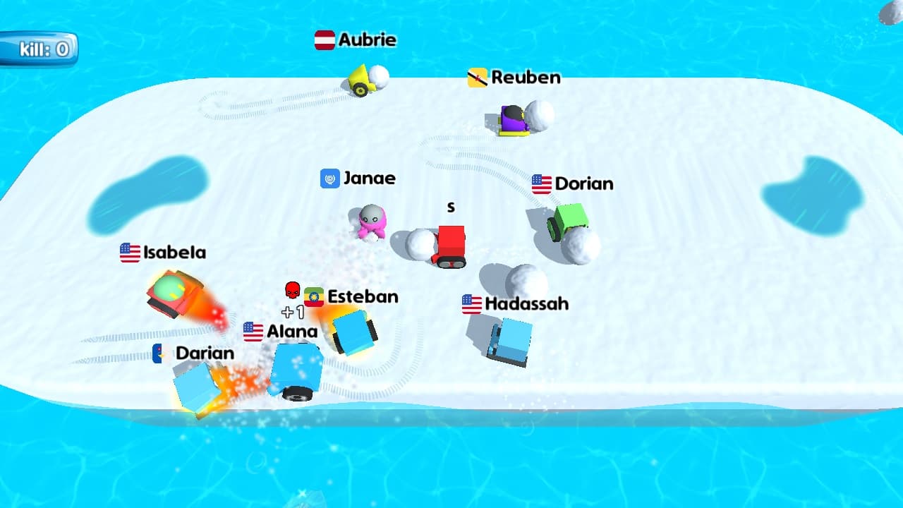Snow War .io game thumbnail