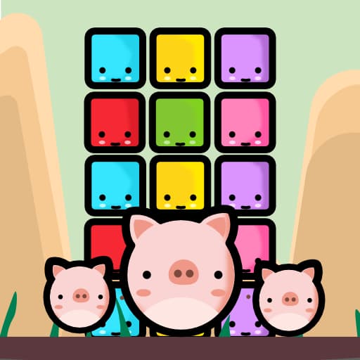 Fourtris Saving Pigs game thumbnail