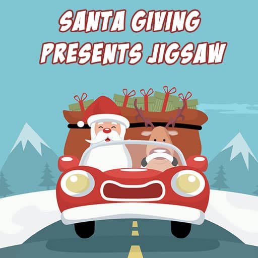 Santa Giving Presents Jigsaw game thumbnail