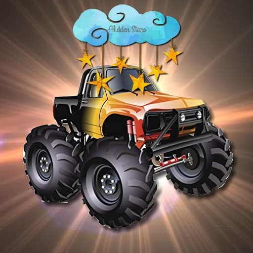 Cartoon Trucks Hidden Stars game thumbnail