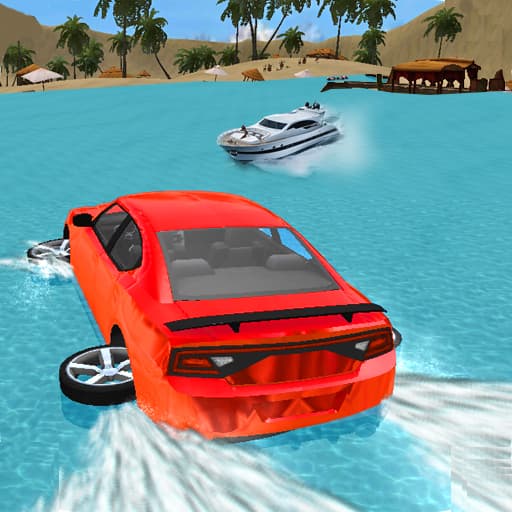 Water Slide Car Race game thumbnail