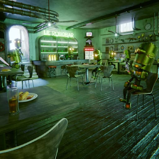 Robot Bar Find the differences game thumbnail