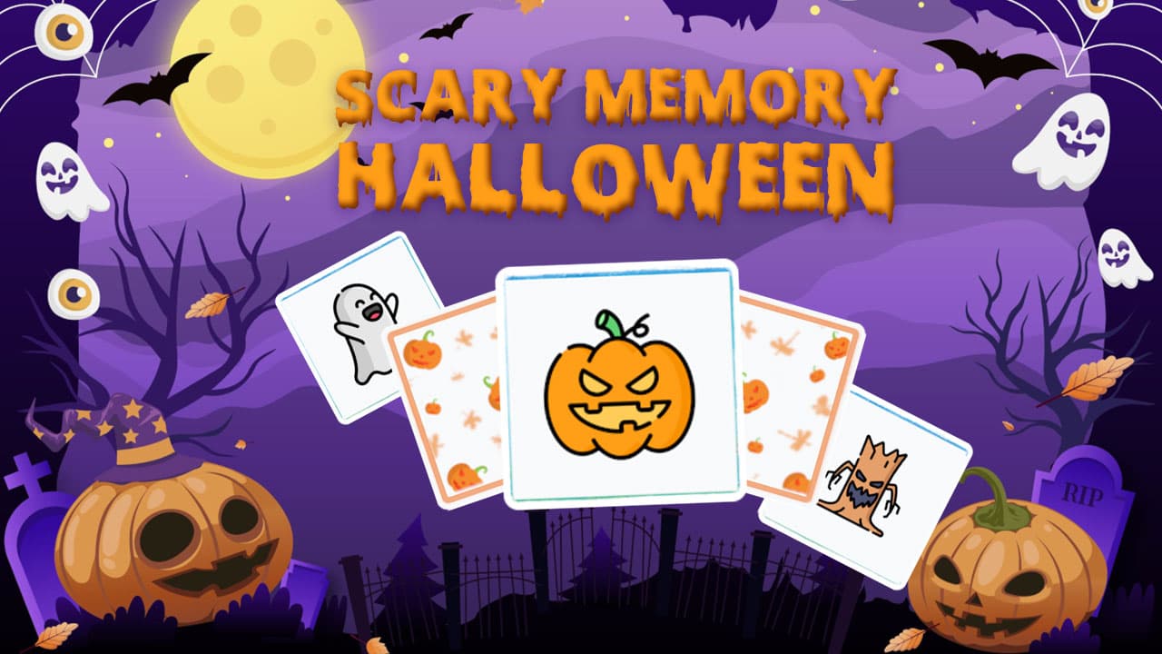 Scary Memory Halloween game thumbnail