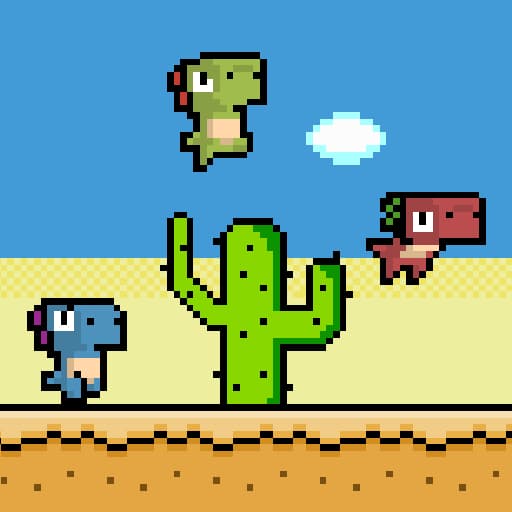 Pixel Dino Run game thumbnail