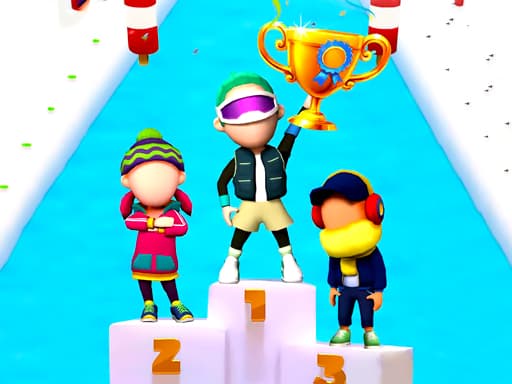 Fun Race On Ice game thumbnail