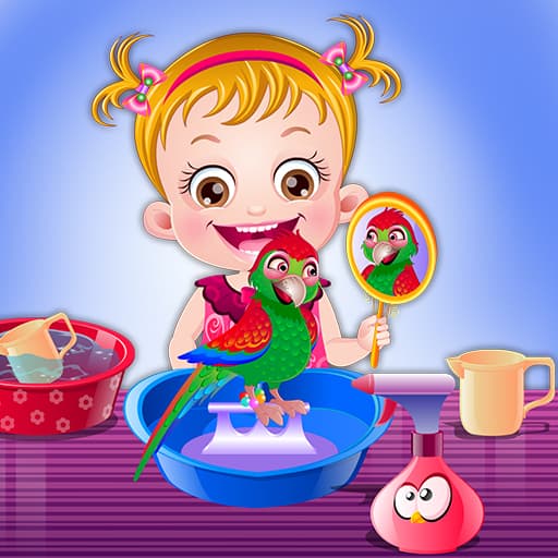Baby Hazel Parrot Care game thumbnail