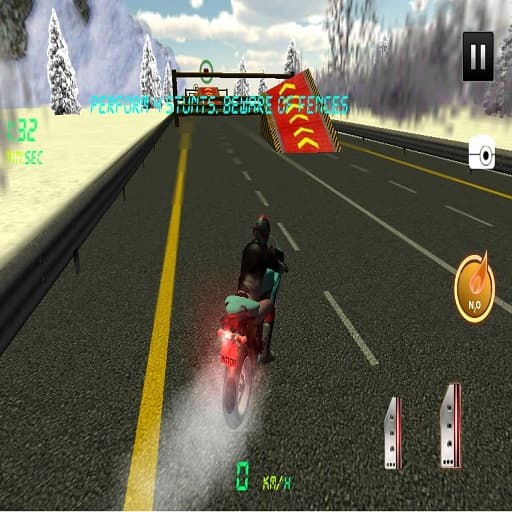 Highway Speedy Bike Racer : Highway Stunt Bike Rider game thumbnail