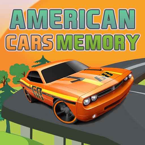 American Cars Memory game thumbnail