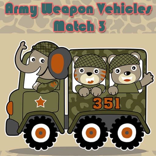 Army Weapon Vehicles Match 3 game thumbnail