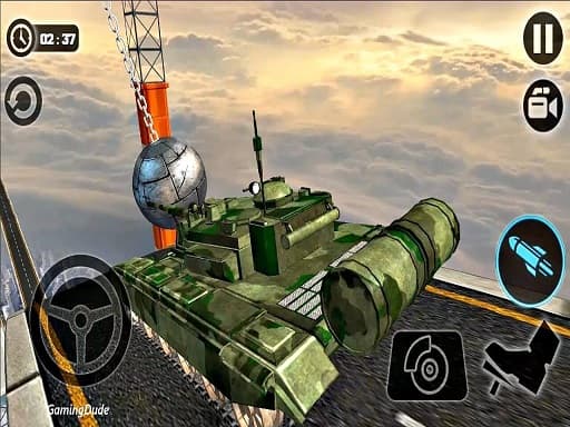 Impossible US Army Tank Driving Game  game thumbnail