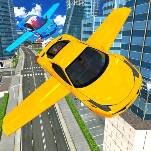 Flying Car Simulator 3d game thumbnail