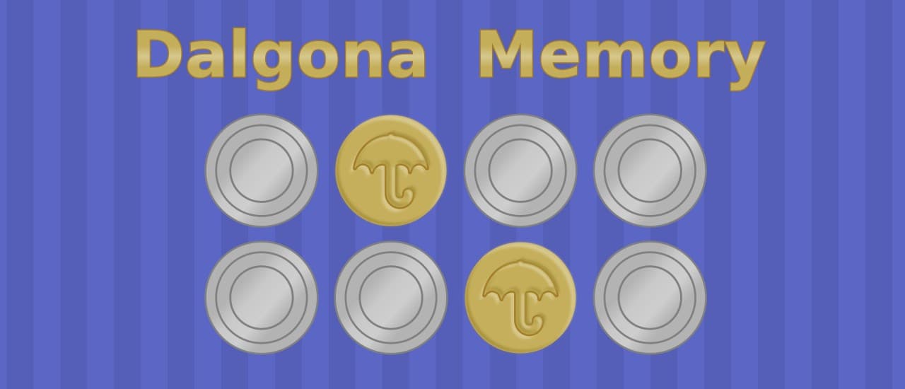 Dalgona Memory game thumbnail