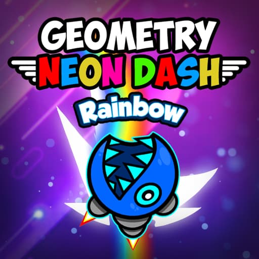 Geometry Neon Dash Rainbow game thumbnail