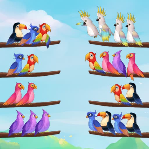 Bird Sort Puzzle game thumbnail