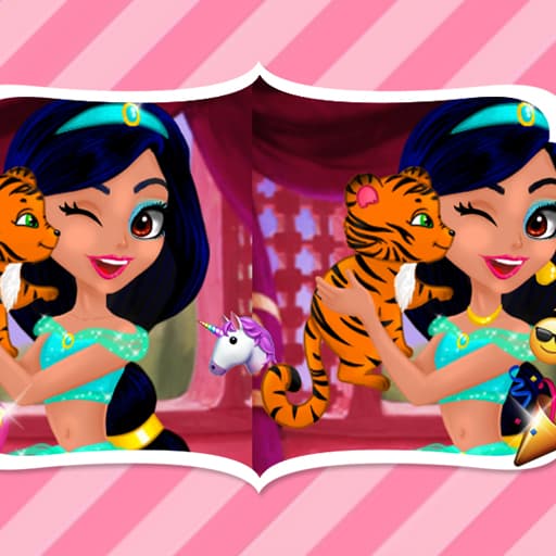 Funny Princesses Spot the Difference game thumbnail