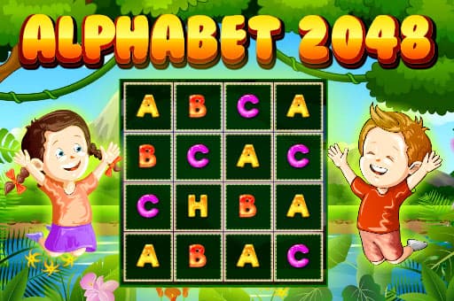 Alphabet 2048 game thumbnail