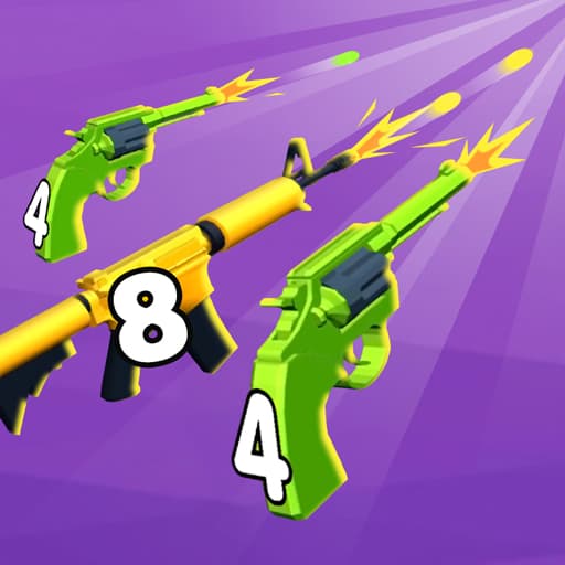 Merge 2048 Gun Rush game thumbnail