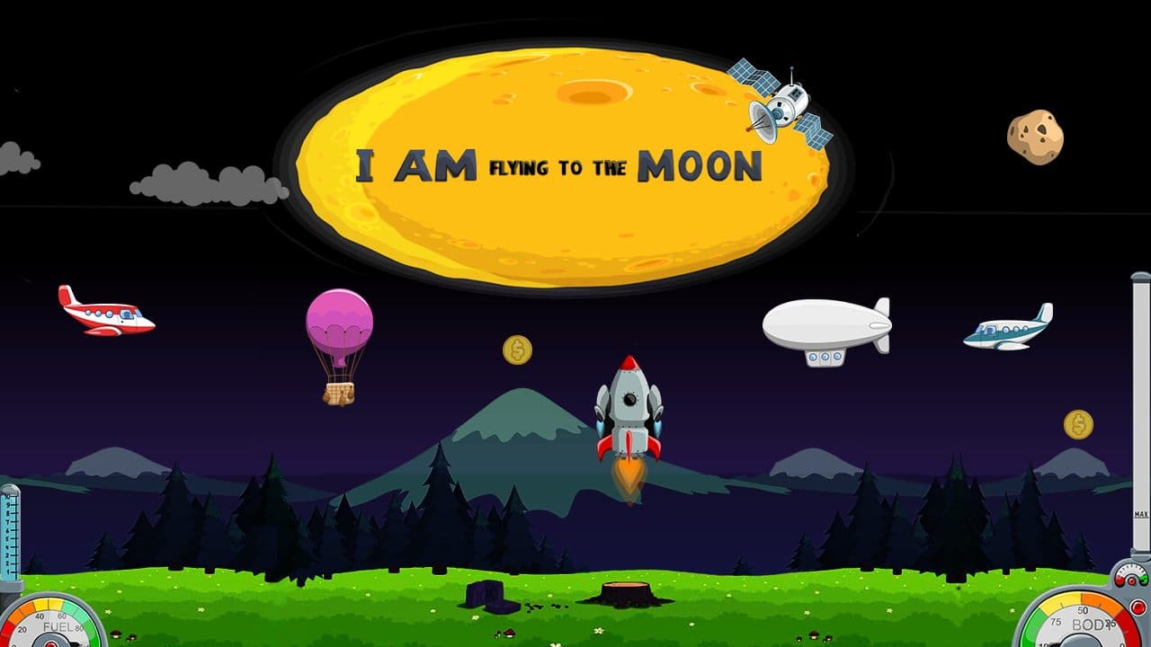 I Am Flying to the Moon game thumbnail