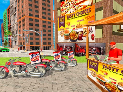 PIZZA DELIVERY BOY SIMULATION GAME game thumbnail