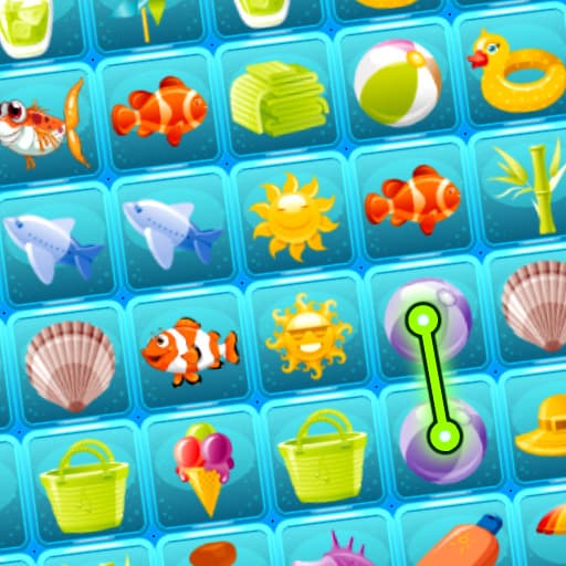 Beach Connect Mahjong game thumbnail