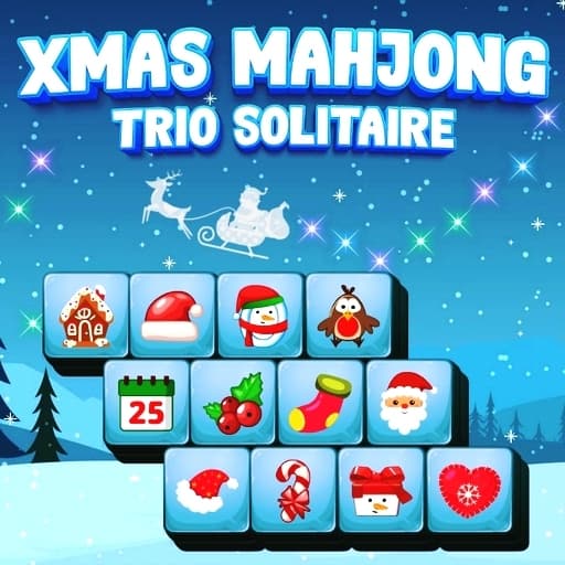 Xmas Mahjong Trio Solitaire game thumbnail