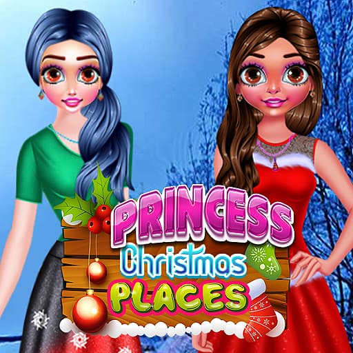 Princess Christmas Places game thumbnail