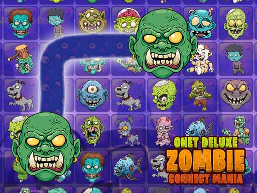 Onet Zombie Connect 2 Puzzles Mania game thumbnail