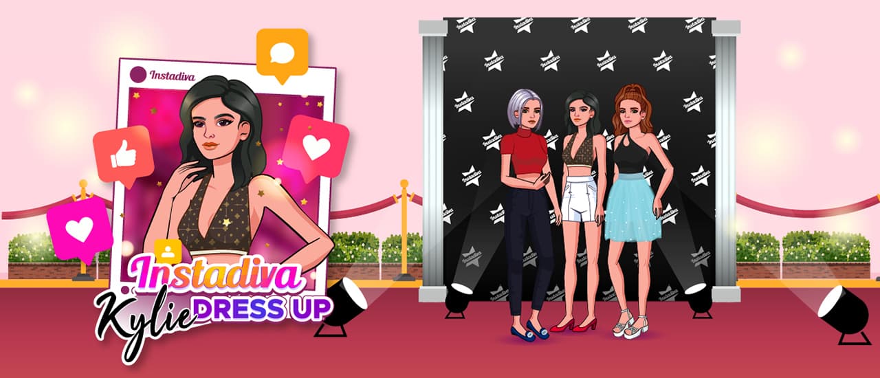Instadiva Kylie Dress Up game thumbnail