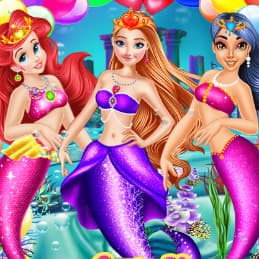 Ariel's Mermaid Party   game thumbnail