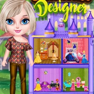 Baby Elsa Dollhouse Designer  game thumbnail