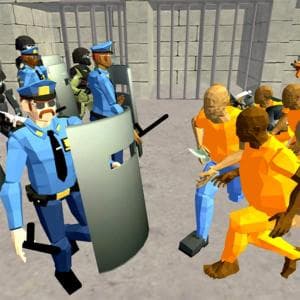Battle Simulator: Prison & Police game thumbnail