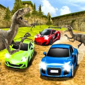 Dino Car Race game thumbnail