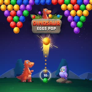 Dinosaur Eggs Pop game thumbnail